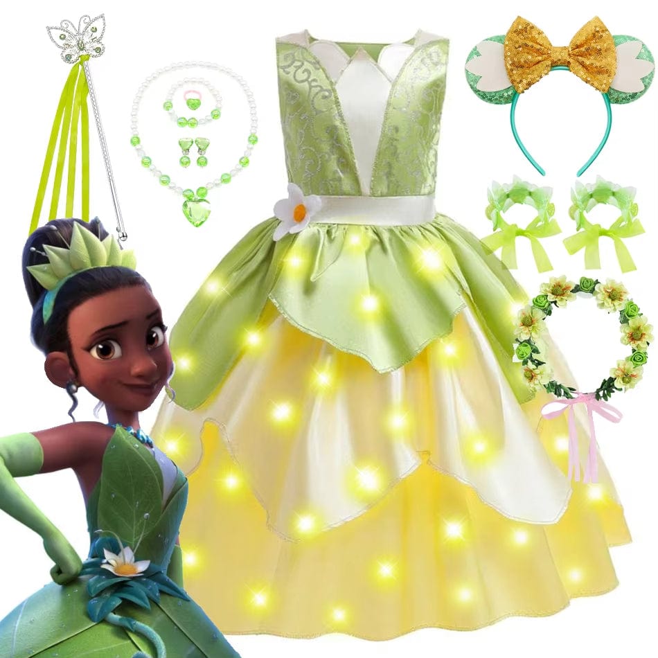 Princess Tiana Light-Up Costume Dress