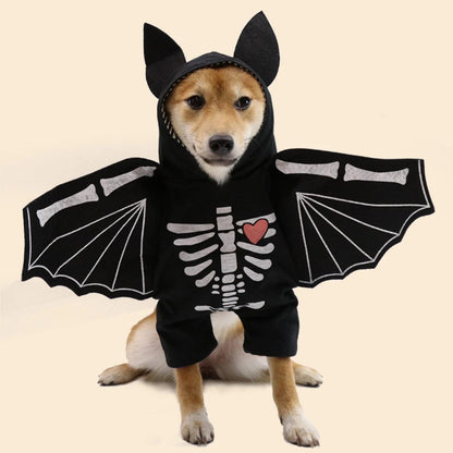 Dog Halloween Costume Bat Clothing