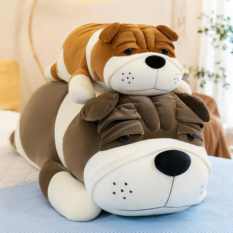 Sleepy Pup - Shar Pei Dog Stuffed Pillow