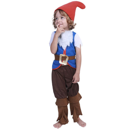 Whimsical Mushroom Elf Kids Costume