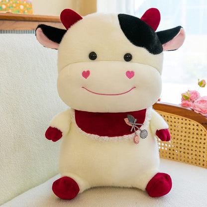 Cow Stuffed Animal: Scarf Moo Buddy