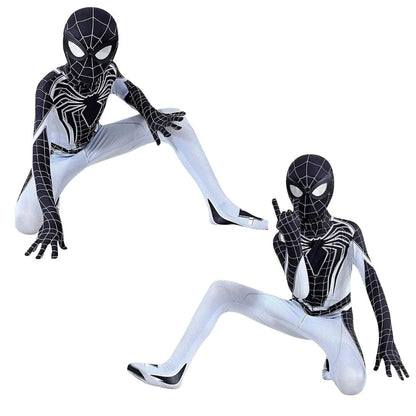 Spiderman Costume Kids Black Bodysuit