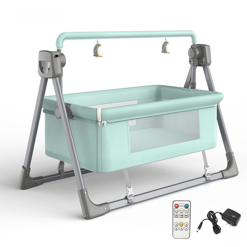 Electric Baby Bassinet with Remote Control