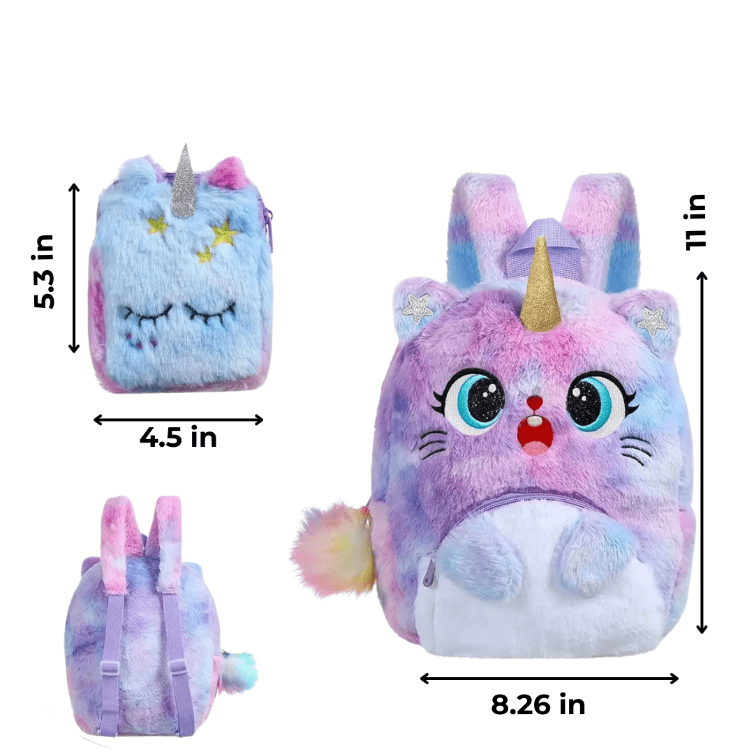 Unicorn Cat Backpack Kawaii Super Soft