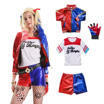 Harley Quinn Costume Cosplay Set