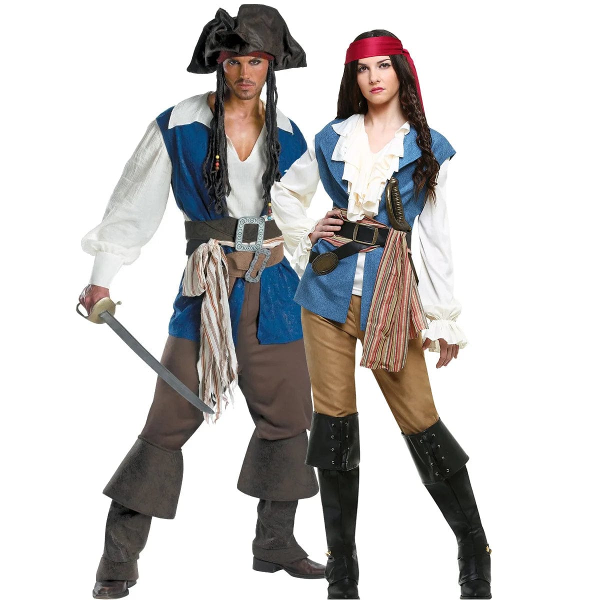 Couples Halloween Costumes Pirates of the Caribbean Cosplay