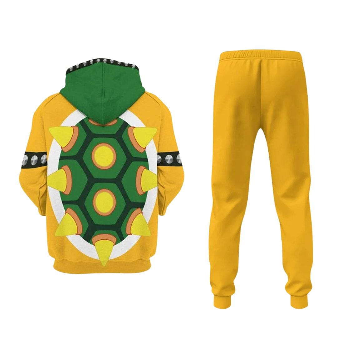 Bowser Costume Streetwear Party Suit