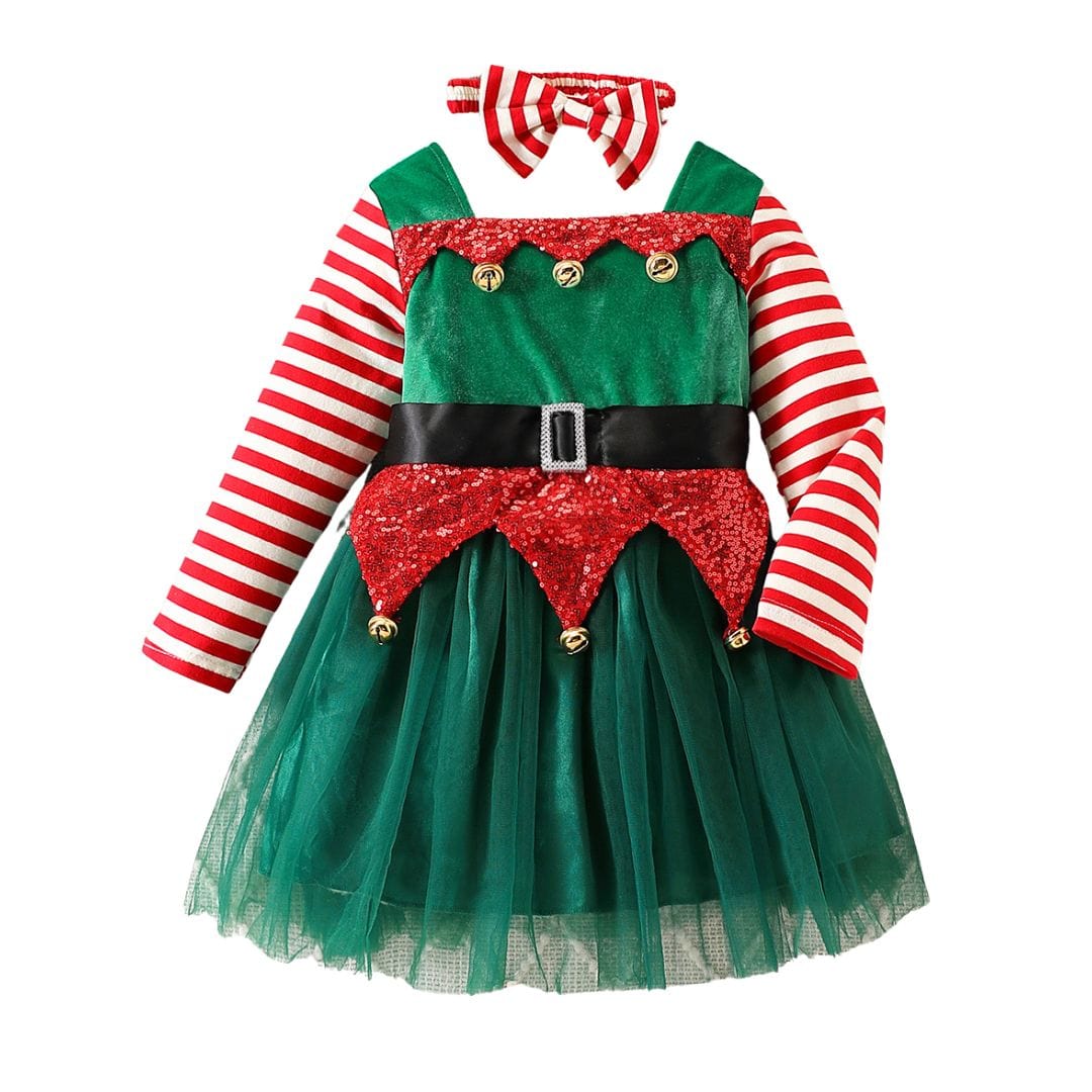 Holiday Elf Sparkle Kids Costume