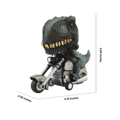 Dinosaur Toy Rex Rider Pullback Motorcycle