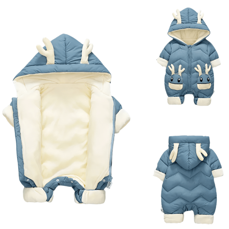 2024 Baby Snowsuit - Winter Velvet Romper