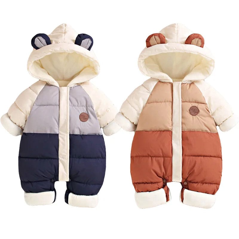 Baby Padded Snowsuit Romper