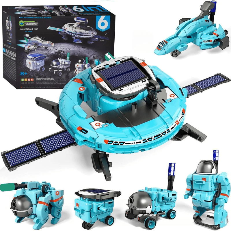 Space Explorer Solar Kit – 6-in-1 STEM Space Robot Set