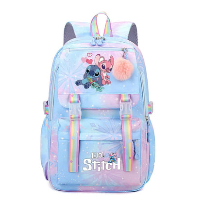 Stitch Backpack Girls Large Capacity