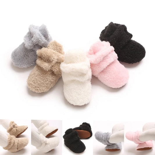 Snowy Snug Baby Booties