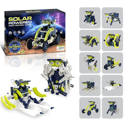 SolarBot Explorer – 12-in-1 STEM Solar Robot Kit