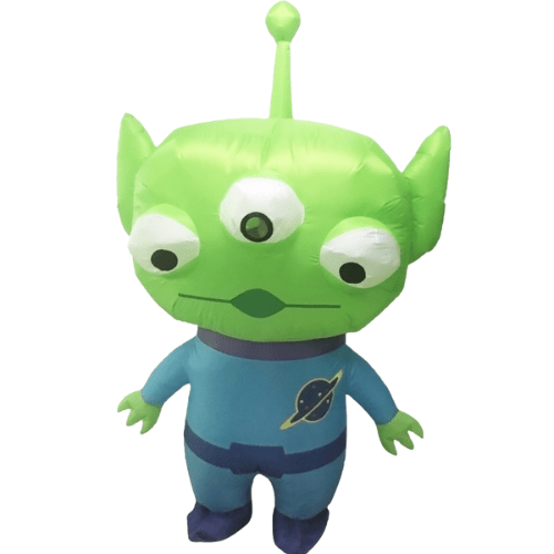 Alien Costume Three-Eyed Monster Mascot