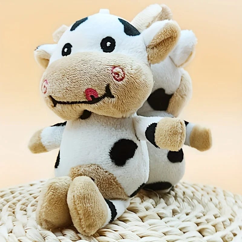 Moo Charm Cow Stuffed Animal Key Plush