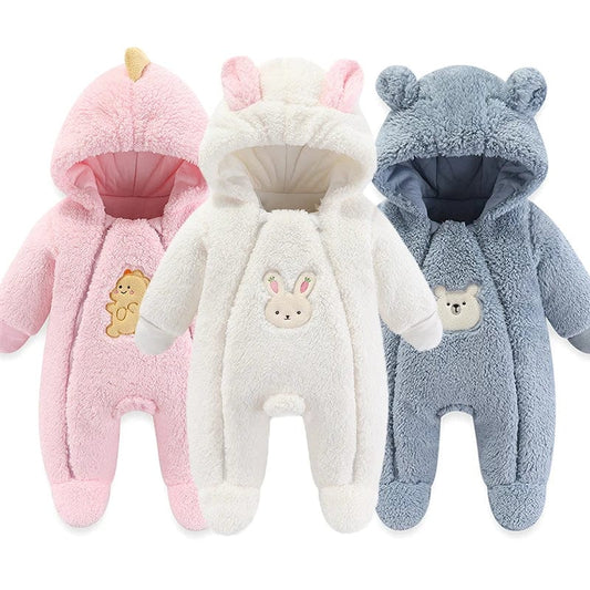 Baby Animal Hooded Romper