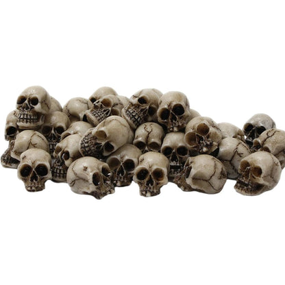 Halloween Mini Skull Decorations - 20pcs Set