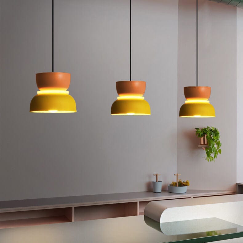 Vibrant Scandinavian Macaron LED Pendant Light