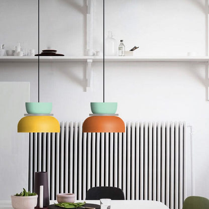 Vibrant Scandinavian Macaron LED Pendant Light