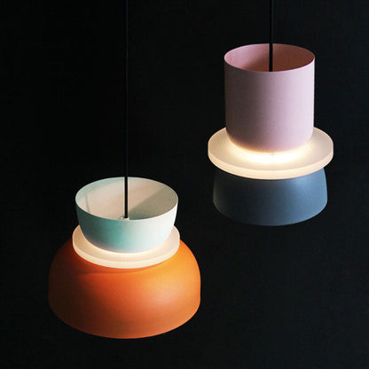 Vibrant Scandinavian Macaron LED Pendant Light