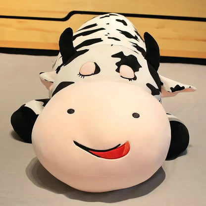 Jumbo Moo Cow Stuffed Animal Cuddle Pillow