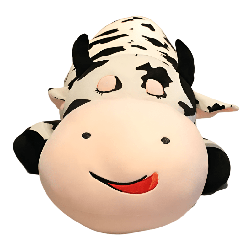 Jumbo Moo Cow Stuffed Animal Cuddle Pillow