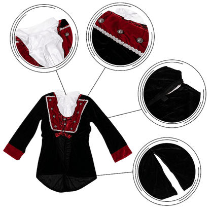 Vampire Costume Kids Boys Deluxe Cape