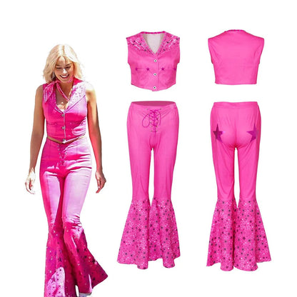 Barbie Costume Margot Robbie's Barbie Cosplay