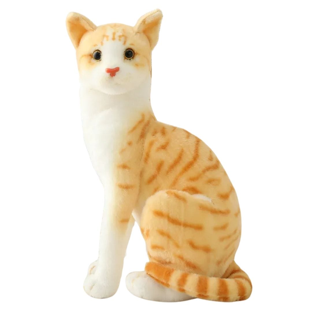 Lifelike Siamese Cat Plush