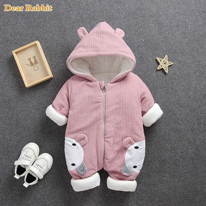 Baby Snowsuit Romper - Warm Cotton Winter Coat