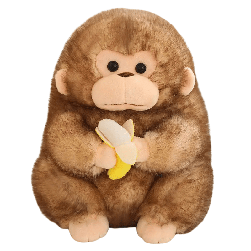 Golden Banana Buddy - Monkey Stuffed Animal