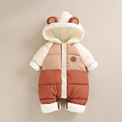 Baby Padded Snowsuit Romper