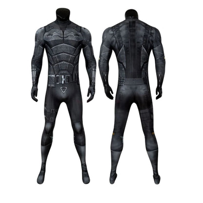 Batman Costume Grey Bodysuit