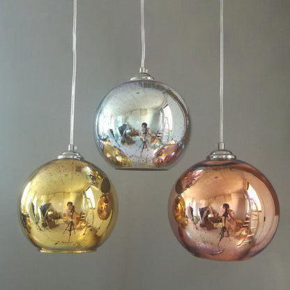 Vibrant 3D Firework Glass Pendant Light