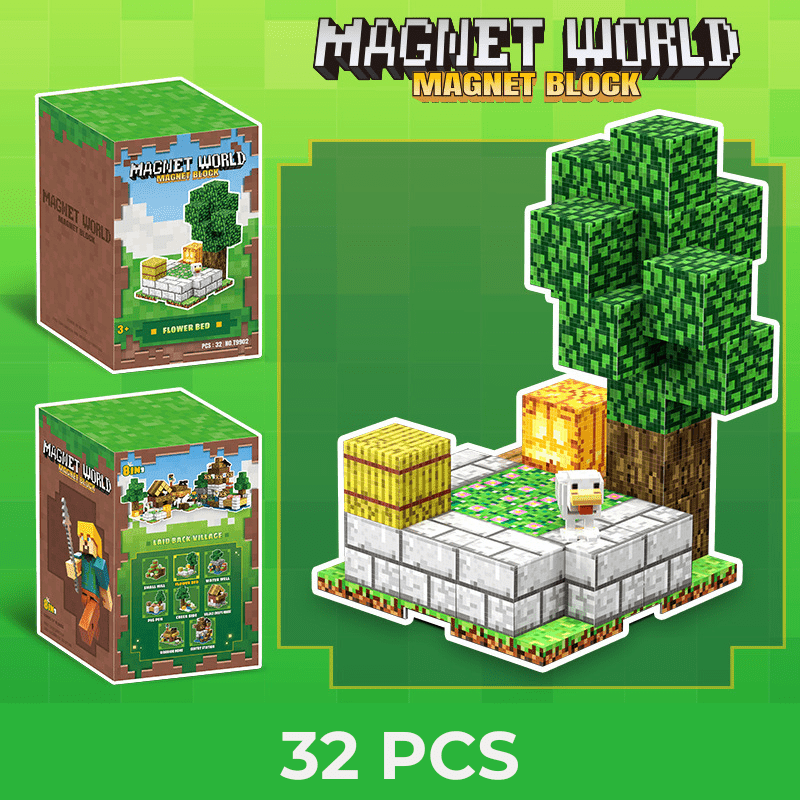 Magnet World Building Blocks Set