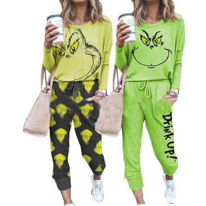 Grinch "Drink Up" Loungewear Set