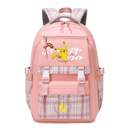 Pokemon Backpack Adjustable Oxford School Bag