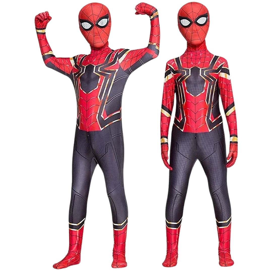 Spiderman Costume Kids Iron Spider Bodysuit