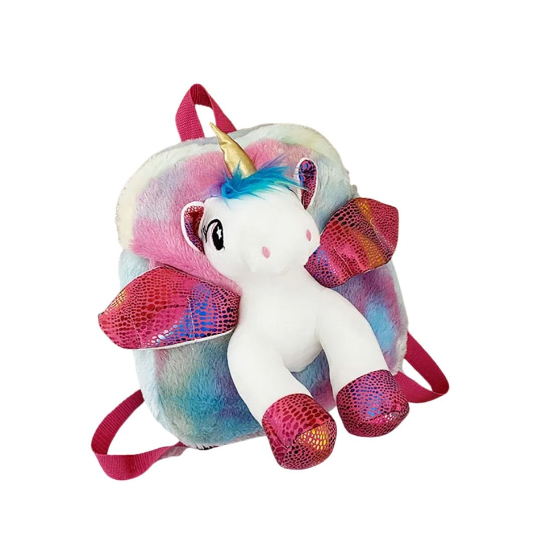 Unicorn Backpack Adorable Cuddly Plush