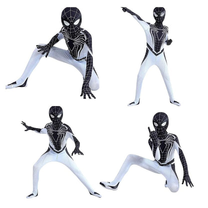 Spiderman Costume Kids Black Bodysuit