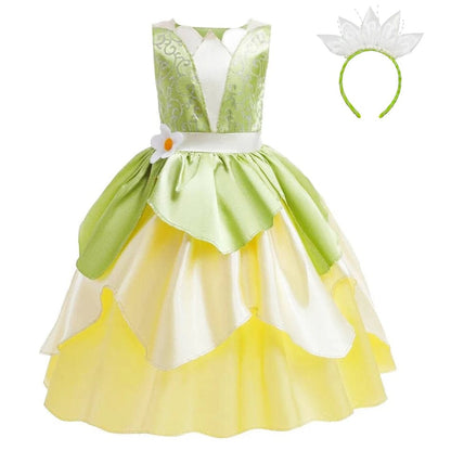 Princess Tiana Fairy Costume Dress