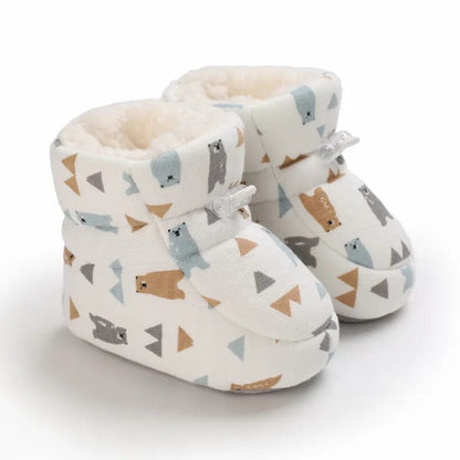 CUDDLETOES – Cozy Winter Booties for Babies with Anti-Slip Soft Sole