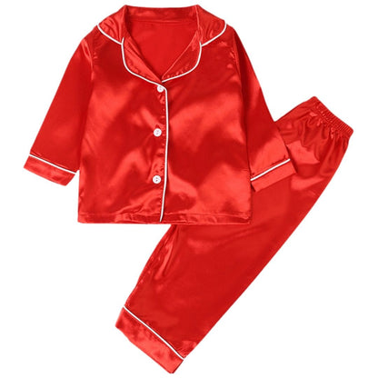 Holiday Ice Silk Pajama Set