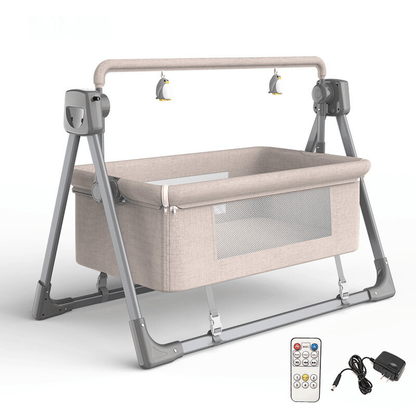 Electric Baby Bassinet with Remote Control