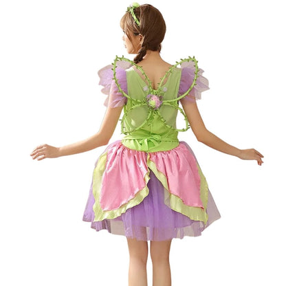 Fairy Costume Women Pink Flower Fairy Princess