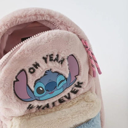 Stitch Backpack Soft Plush Comfort