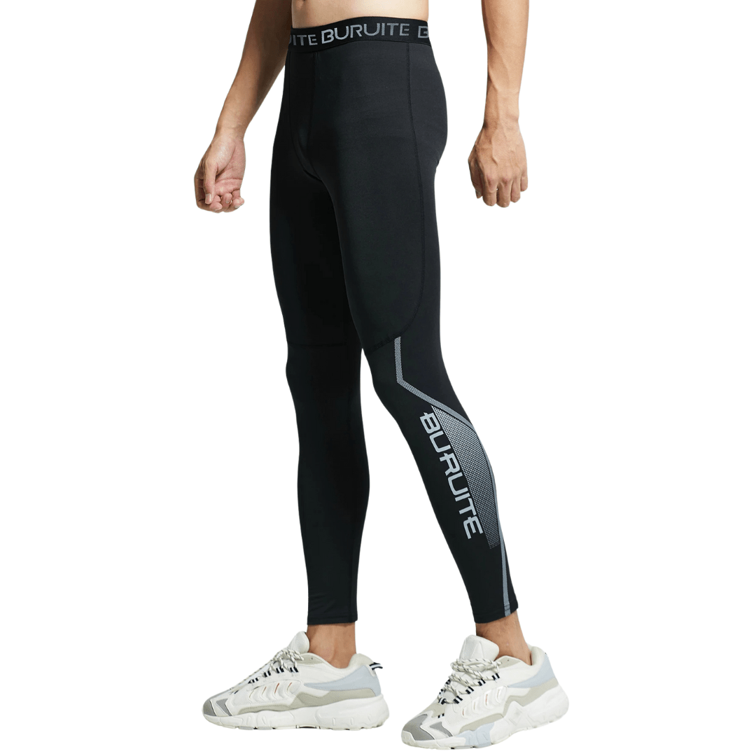 Fleece Lined Compression Leggings for Men