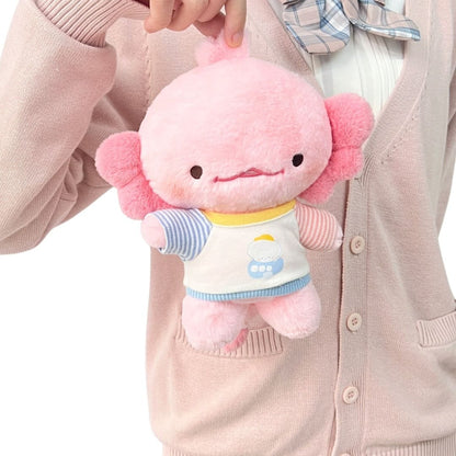 Cute Axolotl Plush Doll with Outfit